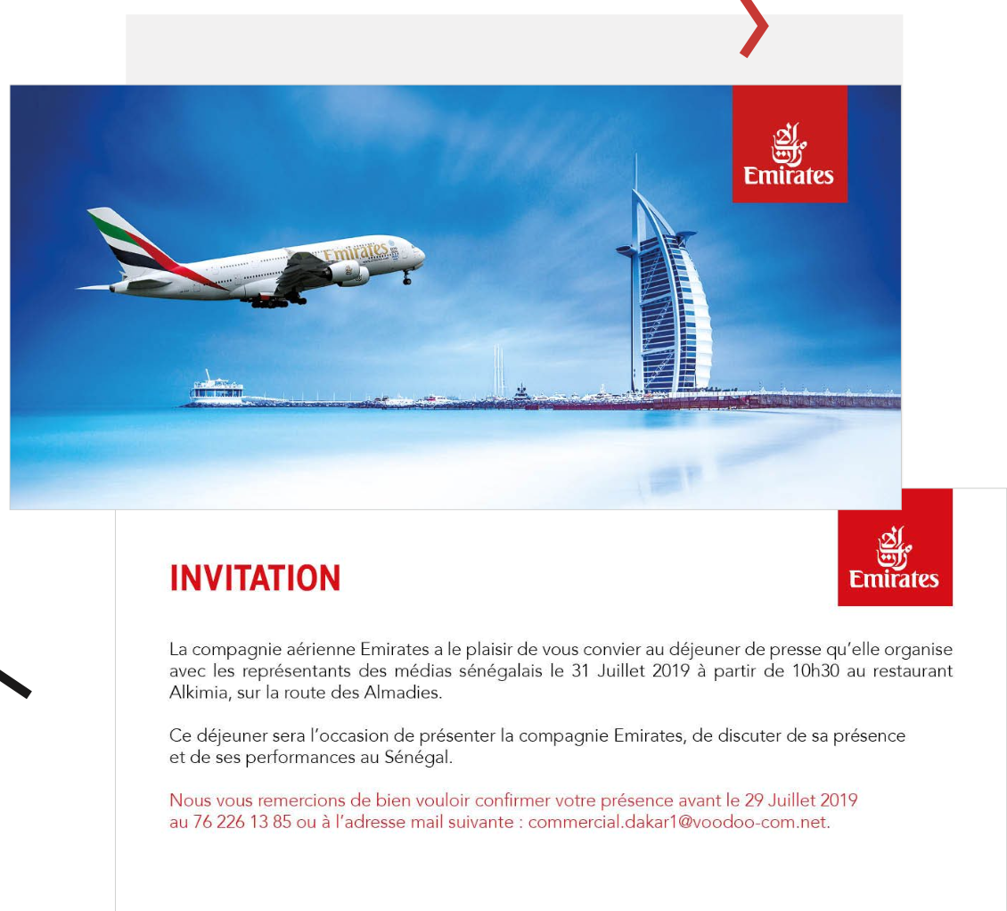 Annonceur : EMIRATES